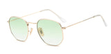 Peekaboo small square sunglasses men gold thin metal frame blue green tinted red sun glasses for women 2017