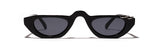 Peekaboo vintage tiny sunglasses for women 2019 summer black leopard blue ladies small sun glasses for men retro Christmas gift